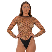 lace-by-lj-fence-net-long-sleeved-thong-bodysuit-black